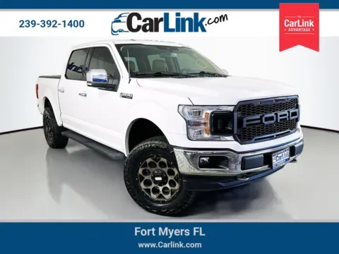 White 2018 Ford F-150 Lariat for sale in Fort Myers, FL