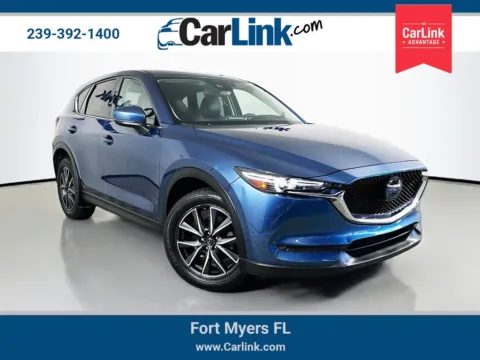 Blue 2018 Mazda CX-5 Grand Touring for sale in Fort Myers, FL