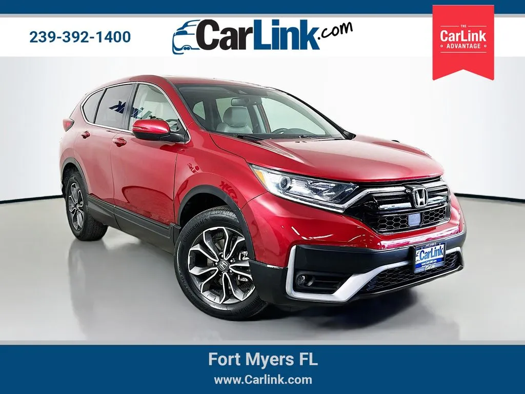 Red 2021 Honda CR-V EX-L for sale in Fort Myers, FL