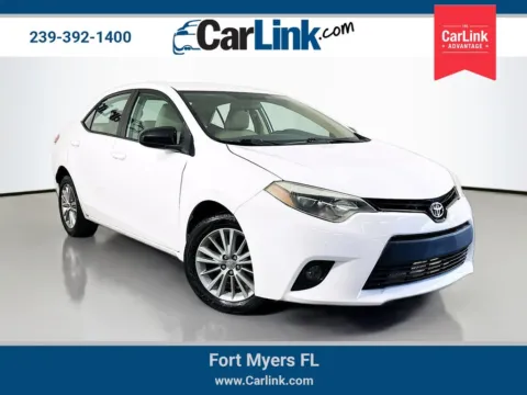 White 2014 Toyota Corolla LE Plus for sale in Fort Myers, FL