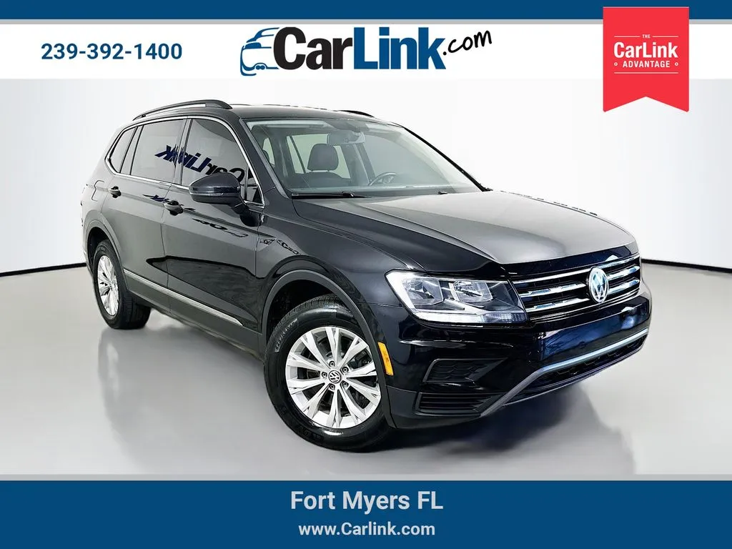 Black 2018 Volkswagen Tiguan 2.0T SE for sale in Fort Myers, FL