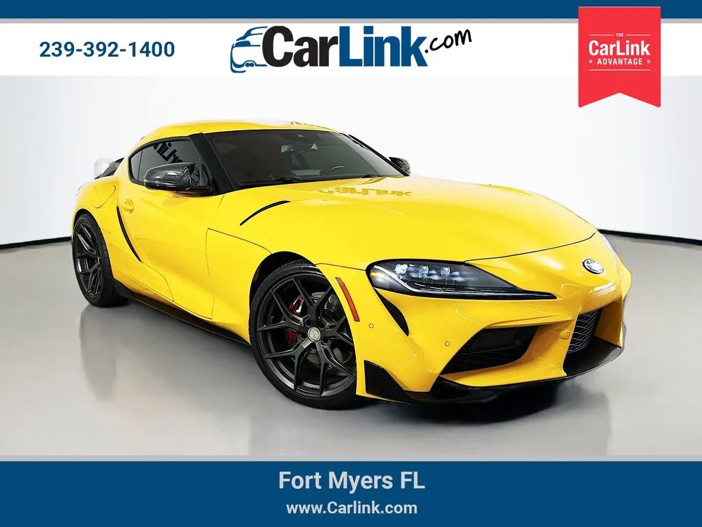 Yellow 2021 Toyota Supra 3.0 for sale in Fort Myers, FL