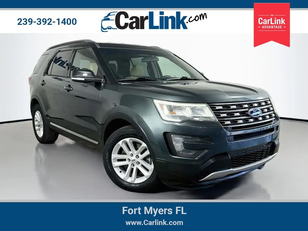 Green 2016 Ford Explorer XLT for sale in Fort Myers, FL