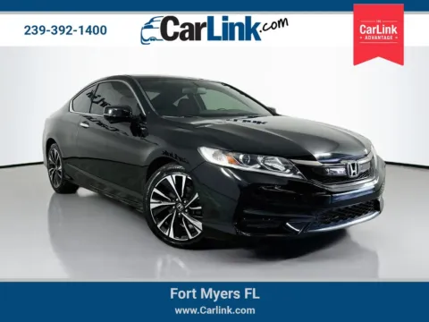 Black 2016 Honda Accord EX-L for sale in Fort Myers, FL