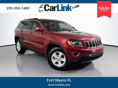 Red 2015 Jeep Grand Cherokee Laredo for sale in Fort Myers, FL