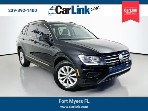 Black 2018 Volkswagen Tiguan 2.0T SE for sale in Fort Myers, FL
