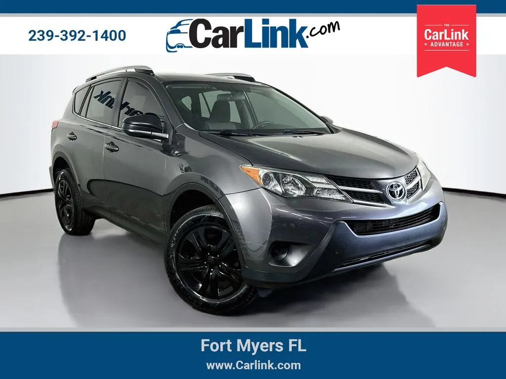 Gray 2015 Toyota RAV4 LE for sale in Fort Myers, FL