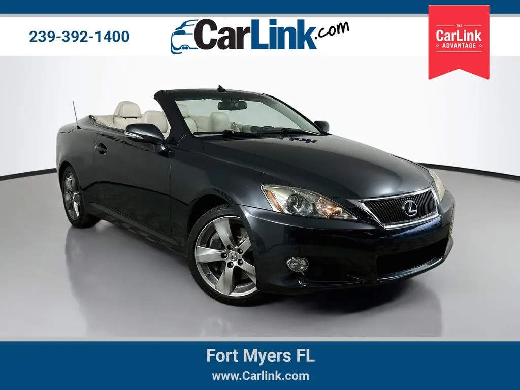 Gray 2010 Lexus IS 350 C for sale in Fort Myers, FL