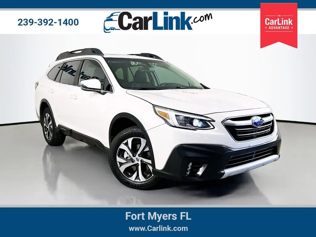 White 2020 Subaru Outback Limited XT for sale in Fort Myers, FL