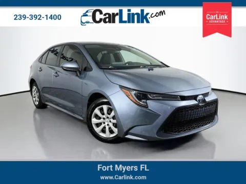 Gray 2020 Toyota Corolla LE for sale in Fort Myers, FL