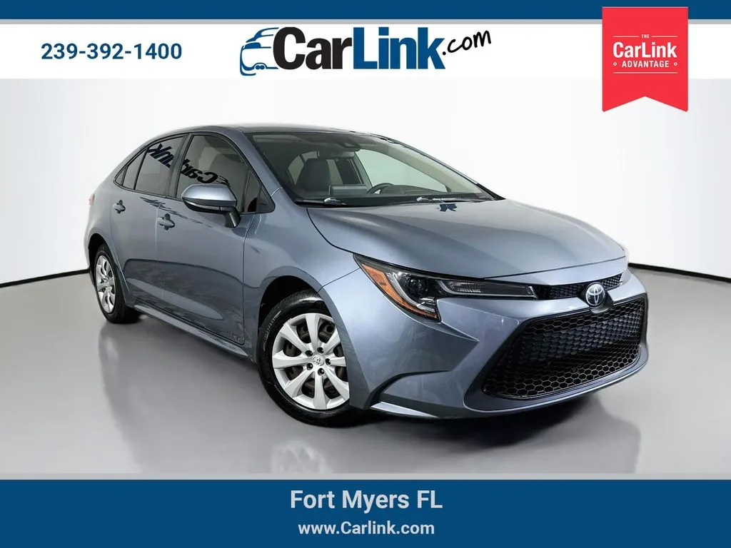 Gray 2020 Toyota Corolla LE for sale in Fort Myers, FL