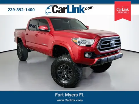 Red 2021 Toyota Tacoma SR5 for sale in Fort Myers, FL