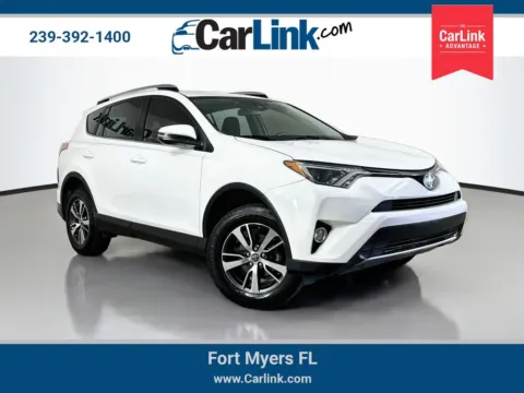 White 2017 Toyota RAV4 XLE for sale in Fort Myers, FL