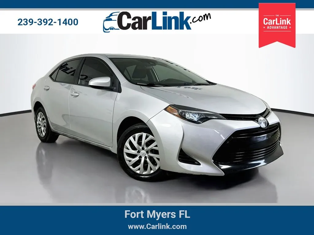 Silver 2019 Toyota Corolla LE for sale in Fort Myers, FL