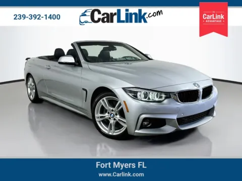 Silver 2018 BMW 4 Series 430i for sale in Fort Myers, FL