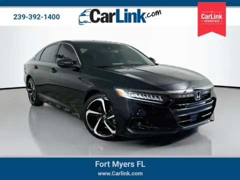 Blue 2021 Honda Accord Sport for sale in Fort Myers, FL