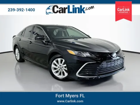 Black 2021 Toyota Camry LE for sale in Fort Myers, FL