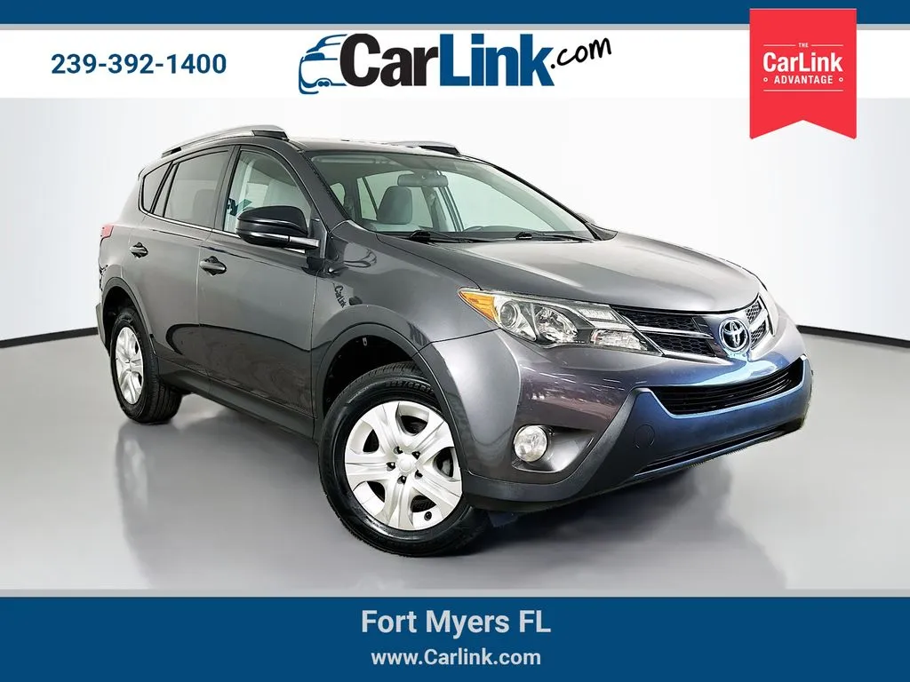 Gray 2015 Toyota RAV4 LE for sale in Fort Myers, FL