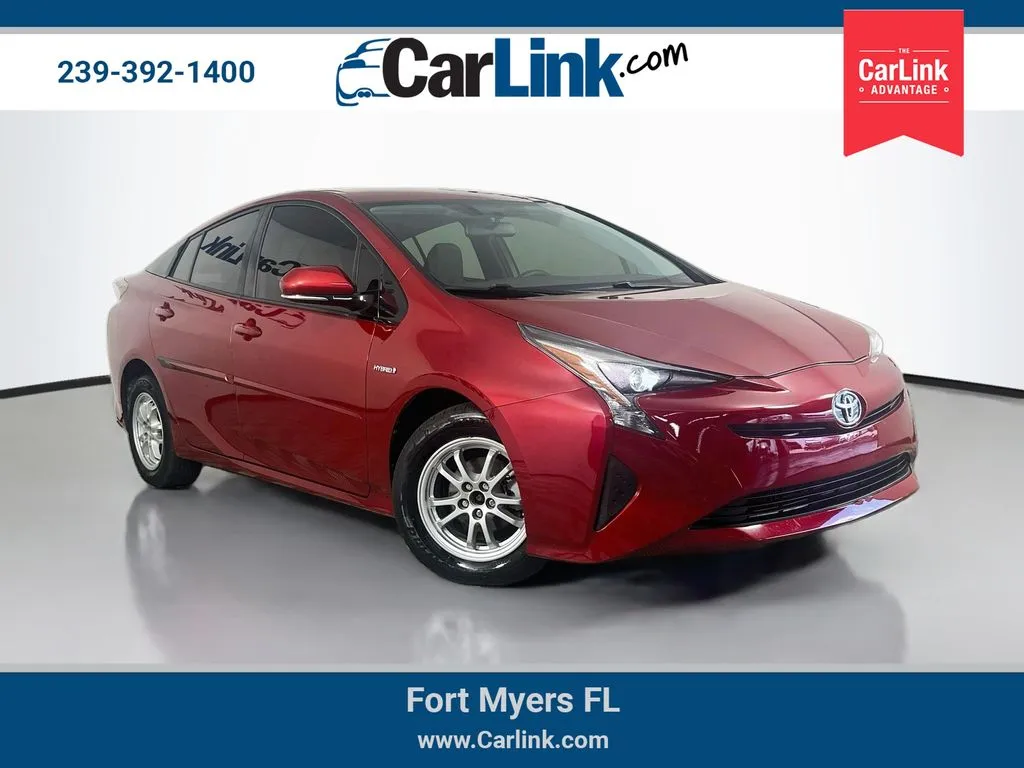 Red 2016 Toyota Prius Two Eco for sale in Fort Myers, FL
