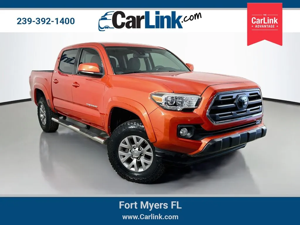 Red 2018 Toyota Tacoma SR5 for sale in Fort Myers, FL