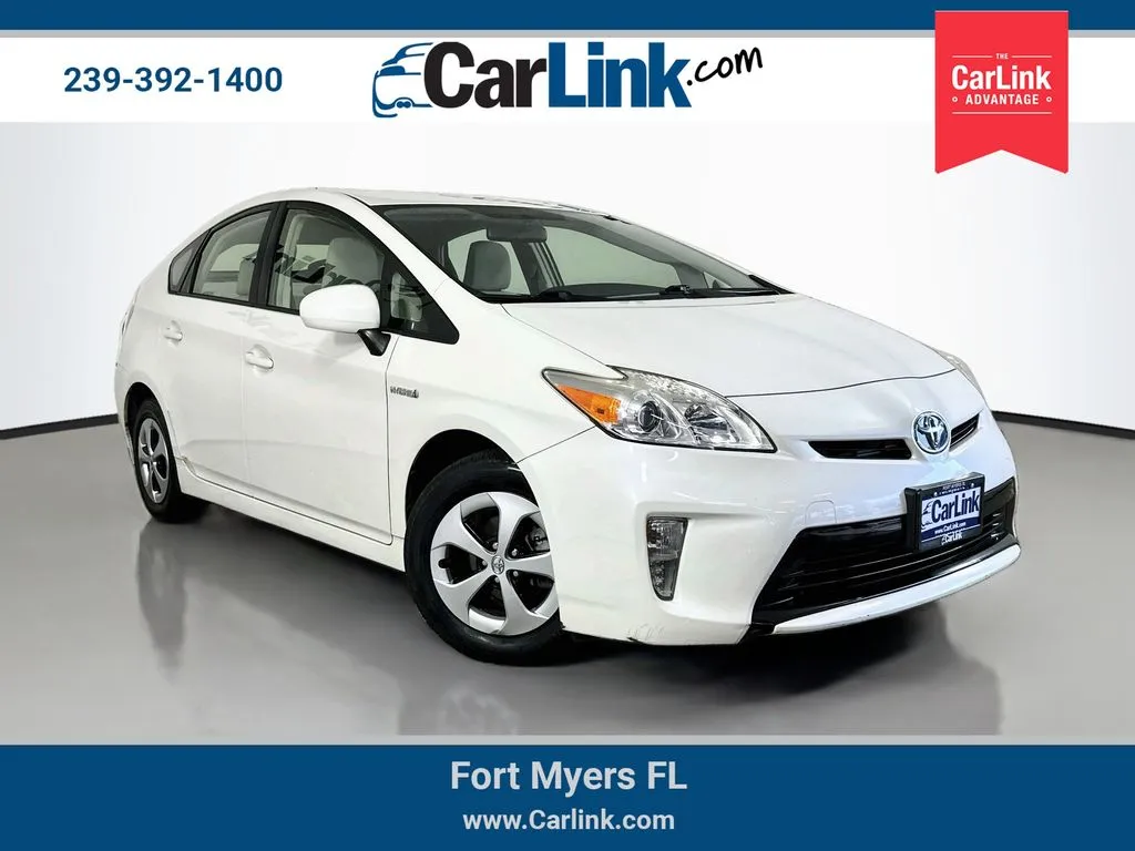 White 2012 Toyota Prius Two for sale in Fort Myers, FL