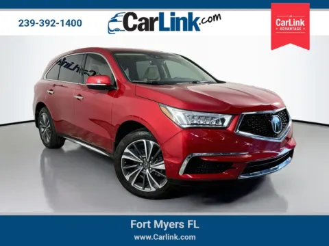 Red 2019 Acura MDX 3.5L Technology Package for sale in Fort Myers, FL