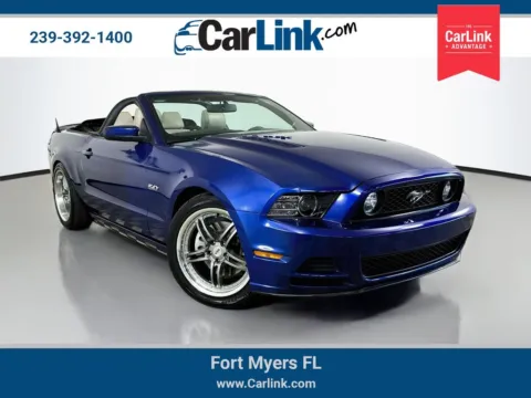 Blue 2014 Ford Mustang GT Premium for sale in Fort Myers, FL