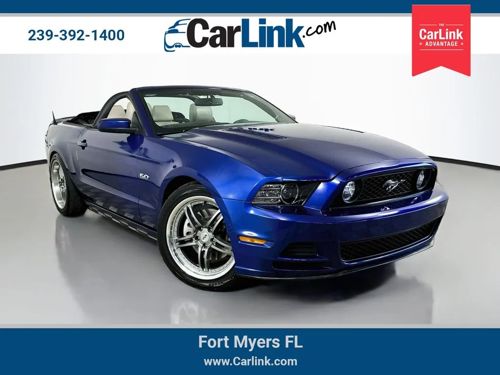 Blue 2014 Ford Mustang GT Premium for sale in Fort Myers, FL