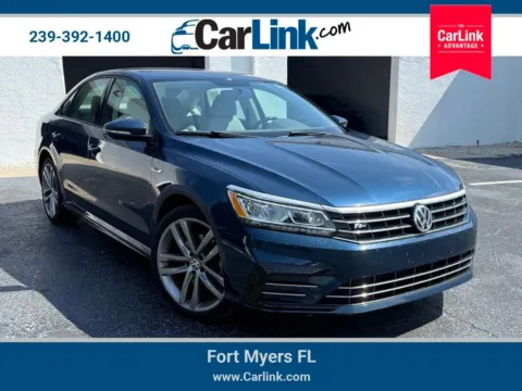 Blue 2018 Volkswagen Passat 2.0T R-Line for sale in Fort Myers, FL