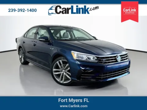 Blue 2018 Volkswagen Passat 2.0T R-Line for sale in Fort Myers, FL