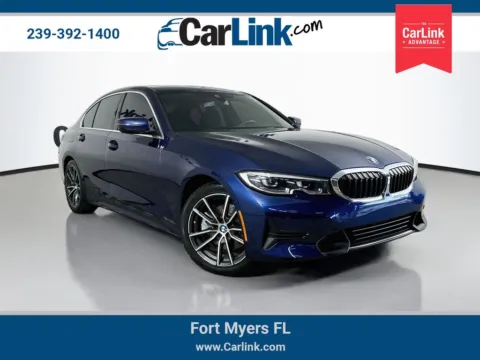 Blue 2019 BMW 3 Series 330i for sale in Fort Myers, FL