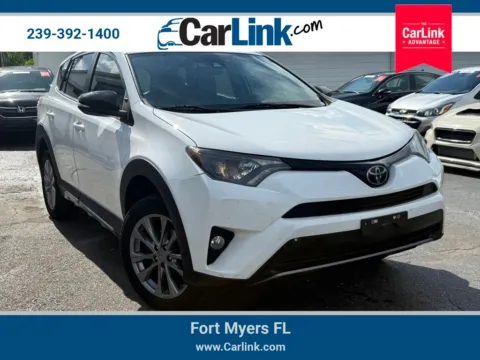 White 2018 Toyota RAV4 Adventure for sale in Fort Myers, FL