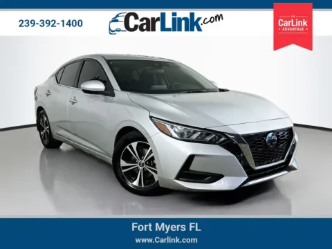 Silver 2022 Nissan Sentra SV for sale in Fort Myers, FL