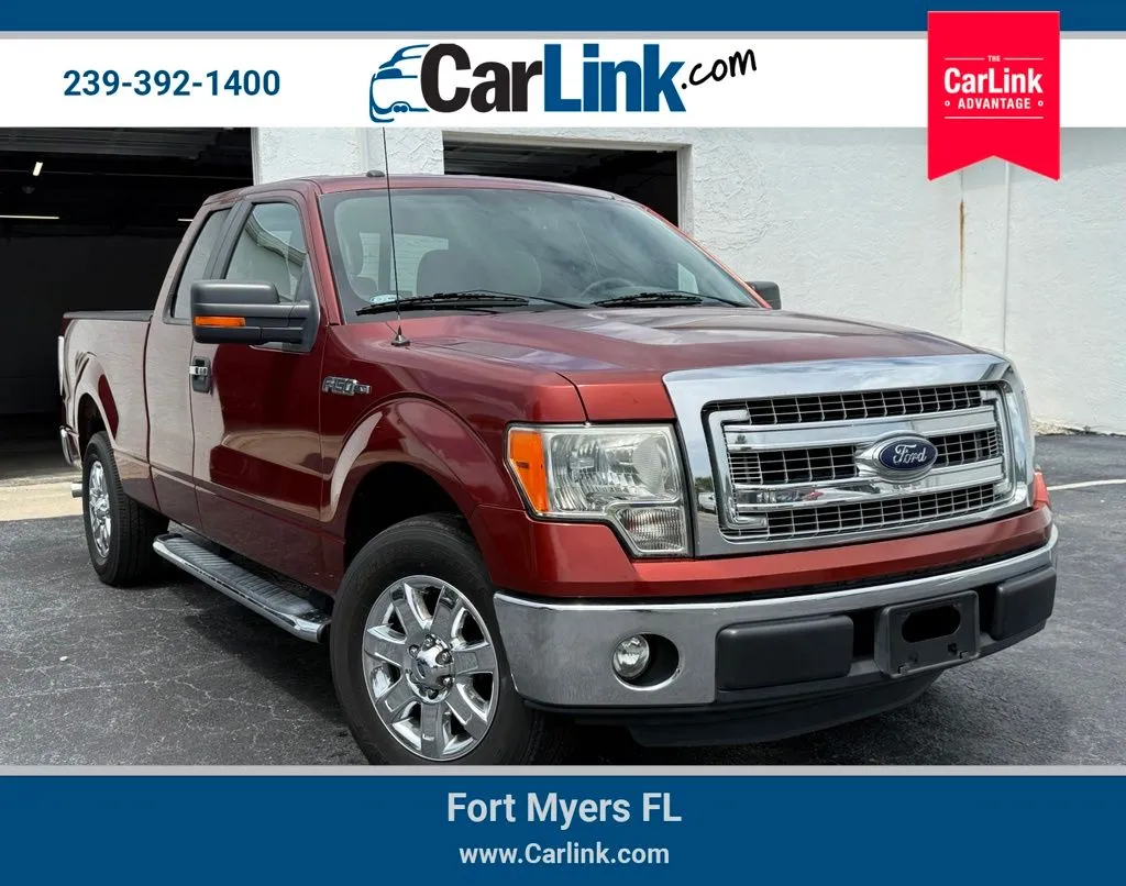 Orange 2014 Ford F-150 XLT for sale in Fort Myers, FL