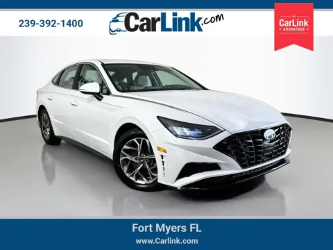 White 2021 Hyundai Sonata SEL for sale in Fort Myers, FL