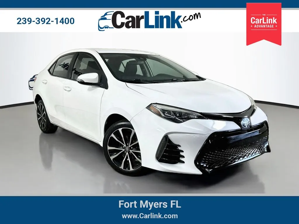 White 2018 Toyota Corolla SE for sale in Fort Myers, FL