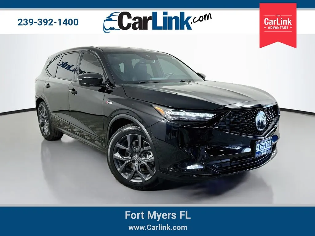 Black 2022 Acura MDX A-Spec for sale in Fort Myers, FL