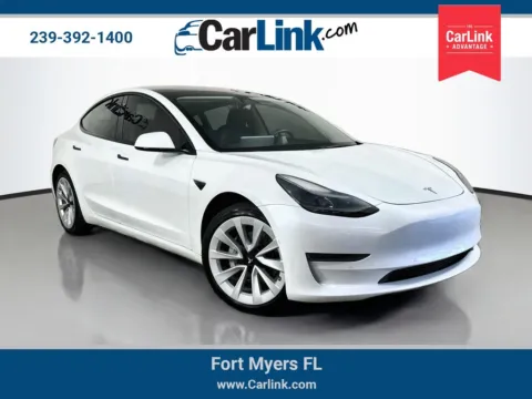 White 2022 Tesla Model 3 for sale in Fort Myers, FL