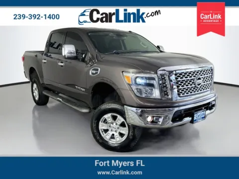 Brown 2017 Nissan Titan SL for sale in Fort Myers, FL