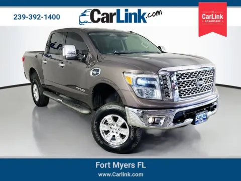 Brown 2017 Nissan Titan SL for sale in Fort Myers, FL
