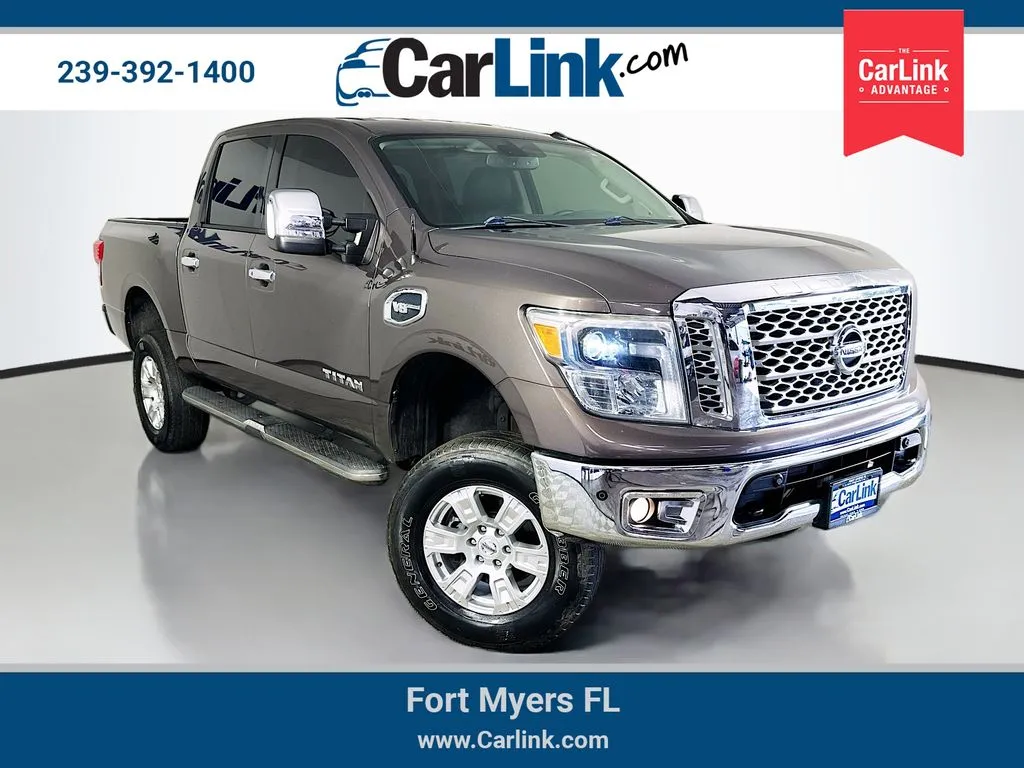 Brown 2017 Nissan Titan SL for sale in Fort Myers, FL