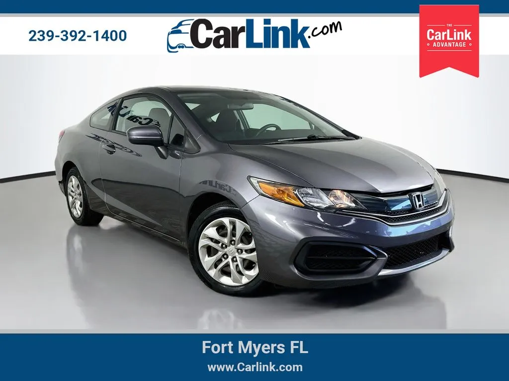 Gray 2015 Honda Civic LX for sale in Fort Myers, FL