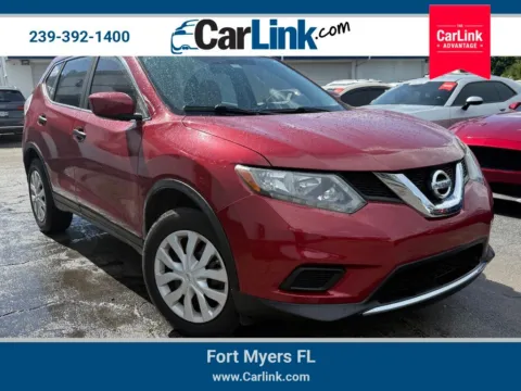 Red 2016 Nissan Rogue S for sale in Fort Myers, FL