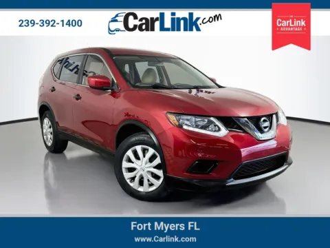 Red 2016 Nissan Rogue S for sale in Fort Myers, FL