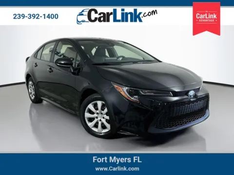 Black 2021 Toyota Corolla LE for sale in Fort Myers, FL