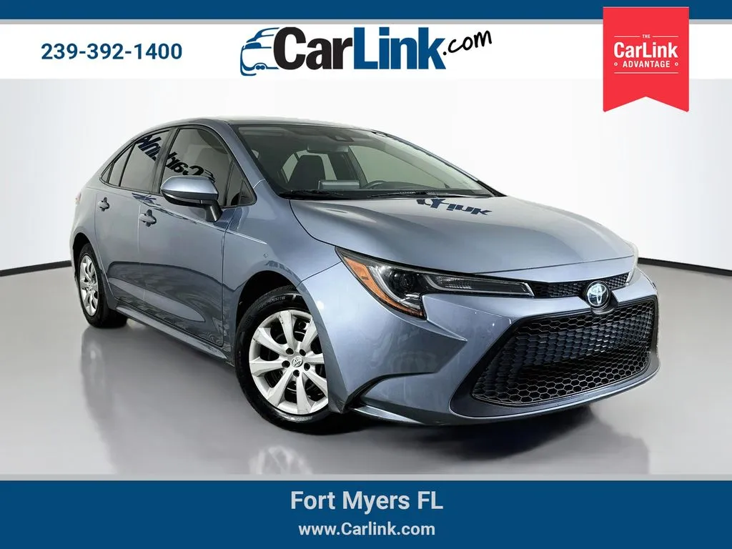 Gray 2021 Toyota Corolla LE for sale in Fort Myers, FL