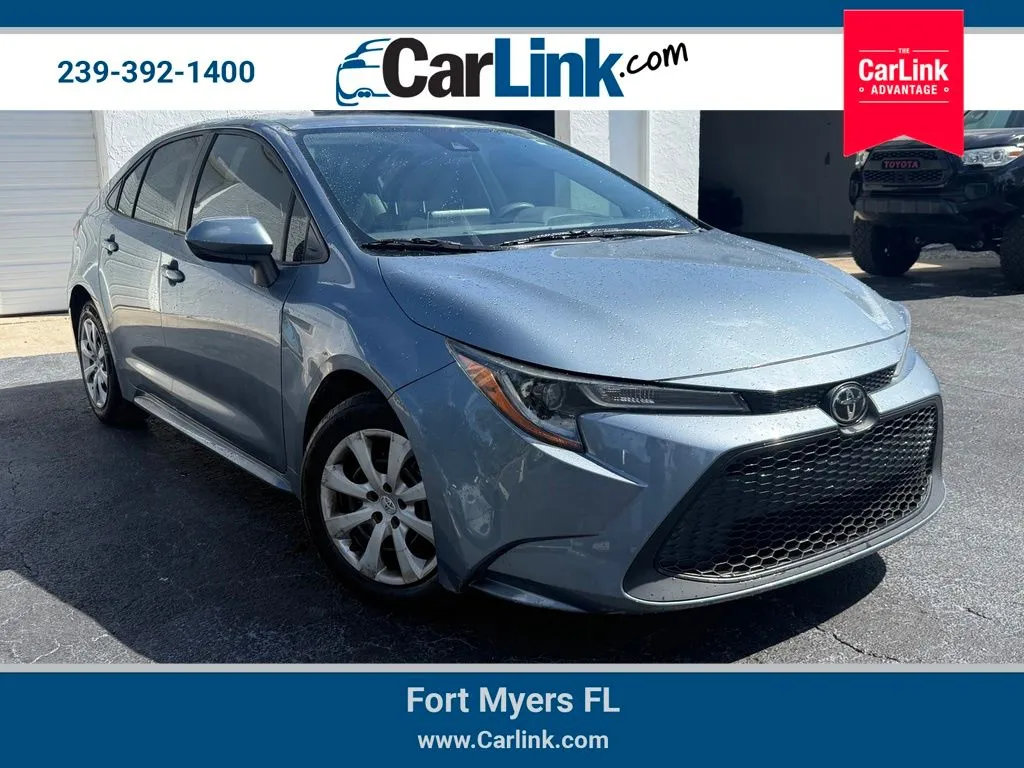 Gray 2021 Toyota Corolla LE for sale in Fort Myers, FL