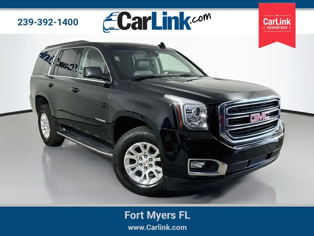 Black 2020 GMC Yukon SLT for sale in Fort Myers, FL