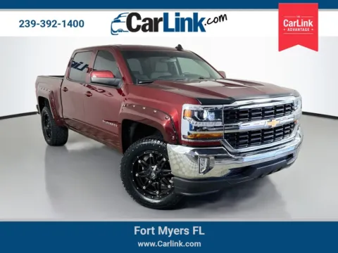 Red 2017 Chevrolet Silverado 1500 LT for sale in Fort Myers, FL