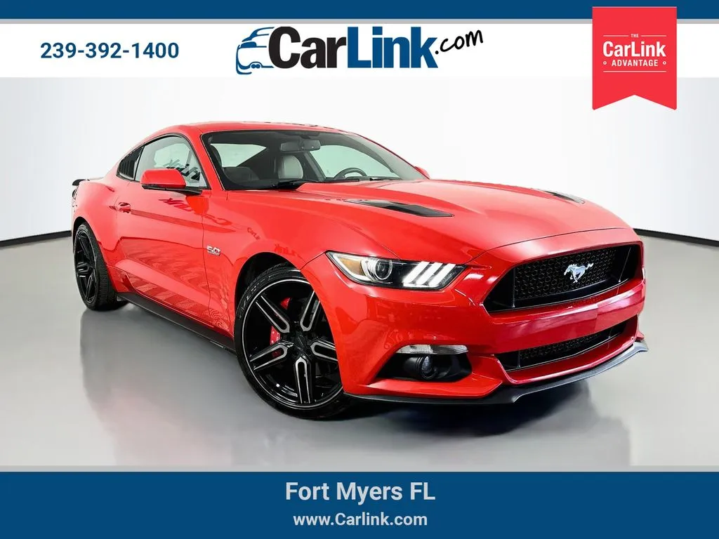 Red 2015 Ford Mustang GT Premium for sale in Fort Myers, FL